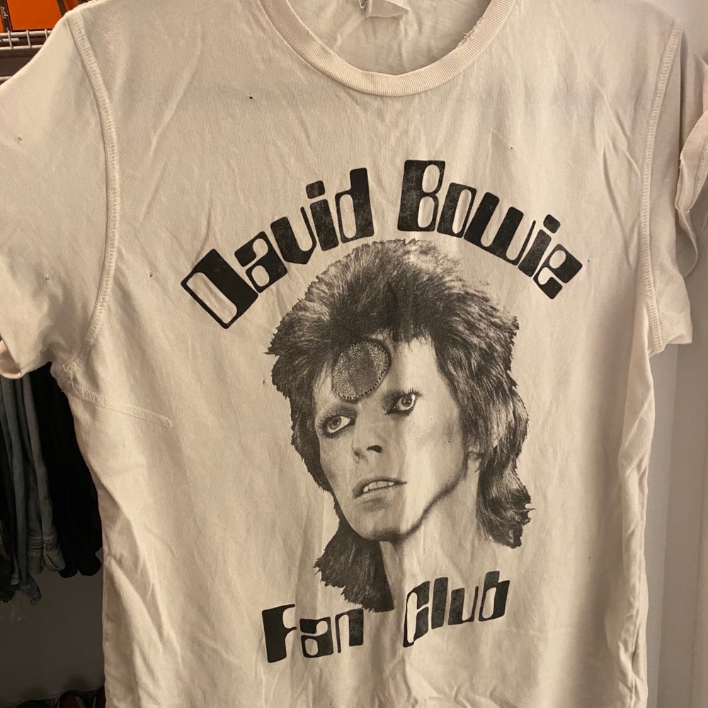 Madeworn David Bowie Glitter Tee